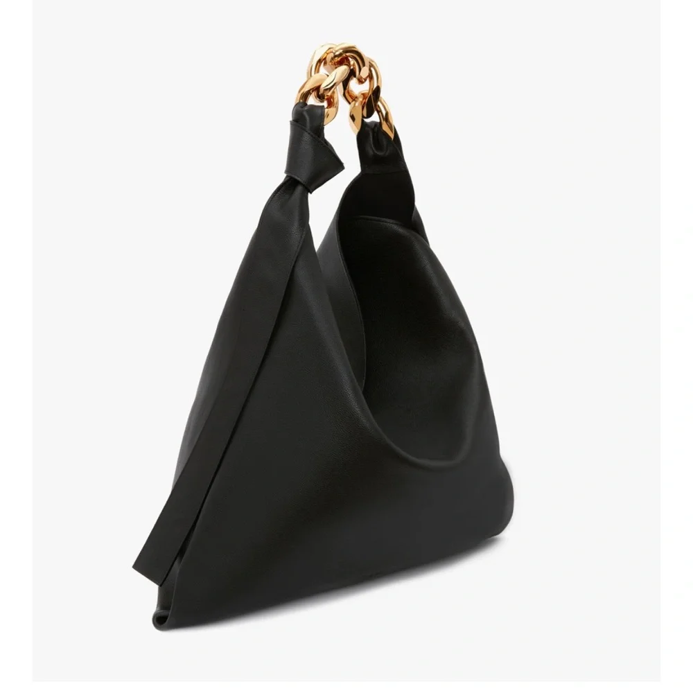 JW ANDERSON Oversized TWIST Black CHAIN HOBO Handbag Tote..SOLD OUT GORGEOUS - Picture 5 of 17